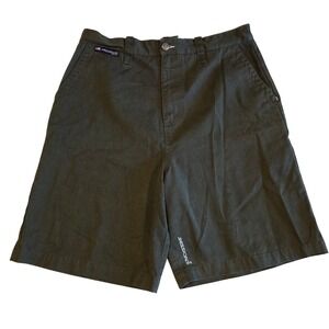Vintage Sessions Skateboarding Workwear Shorts Mens 32 Olive Green Y2K Baggy